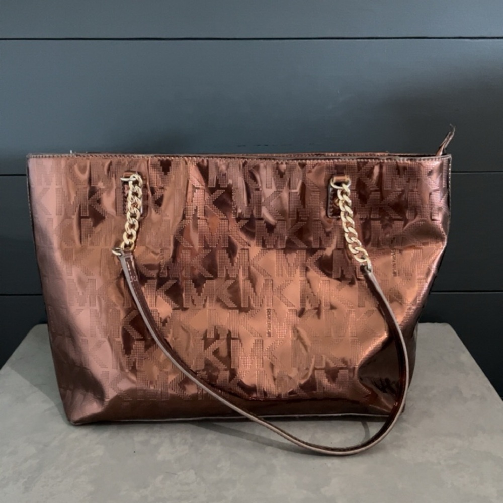 Rose Gold Michael Kors shoulder bag